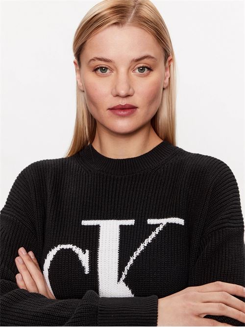 ck intarsia loose sweater CALVIN KLEIN JEANS | J20J221347BEH